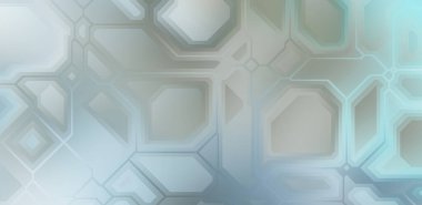 Renkli ve canlı geometrik şekiller katmanları var. Bir teknoloji planının dijital illüstrasyonu. Gelecekçi tasarım şablonu.