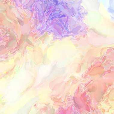 Soyut doku. Yüzeyde etkileyici el yapımı suluboya. Suluboya fırça darbeleri. Modern sanat. Çok renkli arkaplan. Çağdaş duvar sanatı. Renkli bir fon. 2d illüstrasyon.