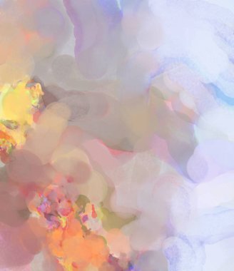 Taranmış Boyalı Soyut Arkaplan. Fırça darbesi ile boyanmış. Boya darbeleri. 2B Görüntü.