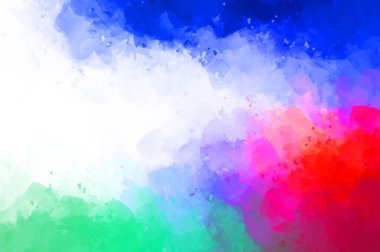 Taranmış Boyalı Soyut Arkaplan. Fırça darbesi ile boyanmış. Sanatsal canlılık ve renkli duvar kağıdı.