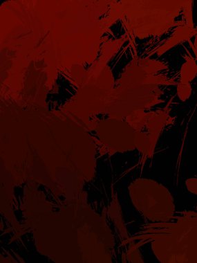 Duvar sanatı Eşsiz ve yaratıcı illüstrasyon. Fırça darbesi ile boyanmış. Renkli fırça darbelerinin soyut arkaplanı. Fırçalanmış canlı duvar kâğıdı. Boyalı sanatsal yaratım.