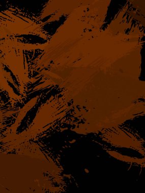 Vahşi fırça darbeleriyle yaratıcı soyut resim. Artistik fırça darbeleriyle donatılmış. Renkli ve canlı bir tasvir. Boyalı sanat.