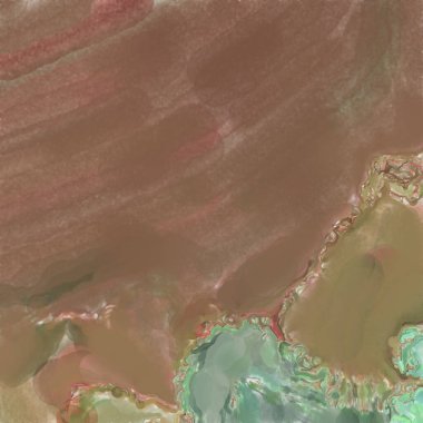 Çağdaş sanat. El işçiliğinin renkli dokusu. Modern resim. Yüzeyde suluboya vuruşlar. Sanatsal arkaplan resmi. Tablo üzerinde soyut resim. Fırça darbeleri. 