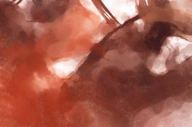 El yapımı sürreal soyut desenli suluboya. Modern sanatsal resim. 2D çizim. Arkaplan boyası karışımı. Yaratıcı duvar sanatı. Çağdaş sanat