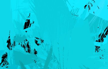 Sanatsal soyut arkaplan. Doku boyalı duvar kağıdı. Boya darbeleriyle yaratıcı bir illüstrasyon. Fırça desenli resim.