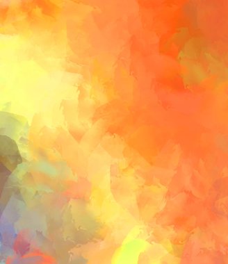 Yaratıcı soyut resim. Artistik fırça darbeleriyle donatılmış. Renkli ve canlı bir illüstrasyon. boyalı sanat.