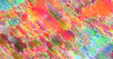 Çağdaş sanat. El yapımı resim. Modern sanat eserleri. Yüzeyde suluboya fırça darbeleriyle resim yapmak. 2D çizim. Sanatsal arkaplan resmi. Tablo üzerinde soyut resim. Renkli doku.