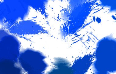 Renkli fırça darbelerinin 2B çizimi. Dekoratif doku resmi. Canlı boya desenli arka plan. Kaotik fırça darbeleri resim.