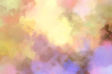 Renkli fırça darbelerinin soyut arkaplanı. fırçalanmış canlı duvar kağıdı. resmedilmiş sanat eseri. Eşsiz ve yaratıcı illüstrasyon.