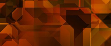 Soyut geometrik duvar kağıdı. Geometrik renkli şekiller. Çokgen arka plan. Bir teknolojinin dijital illüstrasyonuName.