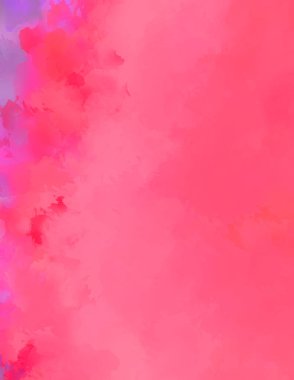 Renkli fırça darbelerinin 2D çizimi. Dekoratif desenli resim. canlı boya desenli arkaplan.