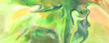 El yapımı sürreal soyut desenli suluboya. Modern sanatsal resim. 2D çizim. Arkaplan boyası karışımı. Yaratıcı duvar sanatı. Çağdaş sanat