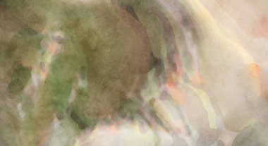 Alkol mürekkebini andıran rahatlatıcı fırça darbelerinin modern resmi. Poster, duvar sanatı, afiş, kart, kitap kapağı veya ambalaj için pastel renkli suluboya resim.