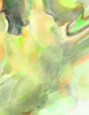 2D çizim. Sanatsal arkaplan resmi. Tablo üzerinde soyut resim. Çağdaş sanat. El yapımı resim. Renkli doku. Modern sanat eserleri. Yüzeyde suluboya fırça darbeleriyle boyama.