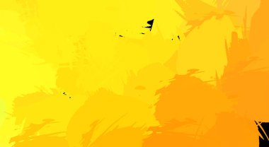 Canlı fırça darbeleriyle boyanmış. Renkli desenli resim. Fırçalanmış duvar kağıdını boya.