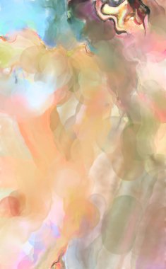 Suluboya fırça darbeleri. Modern sanat. Soyut doku. 2D çizim. Yüzeyde etkileyici el yapımı suluboya. Renkli bir fon. Çok renkli arkaplan. Çağdaş duvar sanatı. 