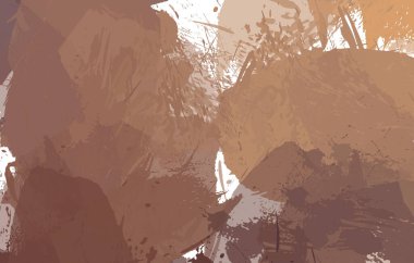 Sanatsal soyut arkaplan. Doku boyalı duvar kağıdı. Boya darbeleriyle yaratıcı bir illüstrasyon. Fırça desenli resim.