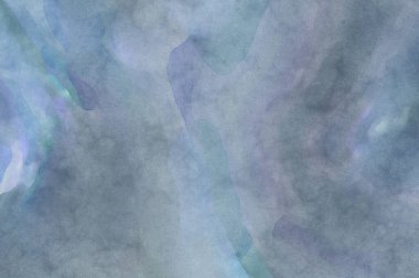 Yumuşak suluboya duvar kağıdı. Hafifçe fırçalanmış renkleri olan sanatsal bir resim. Pastel renkler arkaplana dokunmuş. Soyut duvar sanatı..