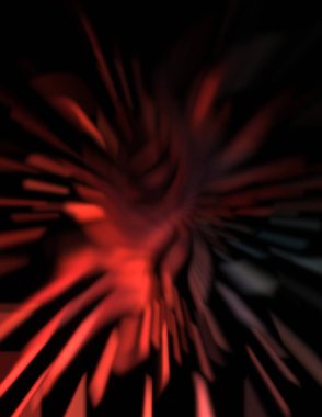 Işık parçacık izleri. Parlayan parçacıkları ve çizgileri olan ışık patlaması yıldızı. Güzel hareketli soyut ışın arkaplanı.