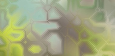 Renkli ve canlı geometrik şekiller katmanları var. Bir teknoloji planının dijital illüstrasyonu. Gelecekçi tasarım şablonu.