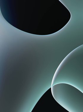 Soyut arkaplan. Değişken renk değişim dalgaları, dinamik hareketlerle. Işık dalgalarının neon renkli soyut tasarımı. Duvar kağıdı, afiş, arkaplan, kart, kitap illüstrasyonu, web sitesi.