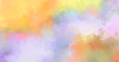 Sanatsal soyut arkaplan. Doku boyalı duvar kağıdı. Boya darbeleriyle yaratıcı bir illüstrasyon. Fırça desenli resim.