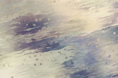 Yaratıcı soyut resim. Artistik fırça darbeleriyle donatılmış. Renkli ve canlı bir illüstrasyon. boyalı sanat.