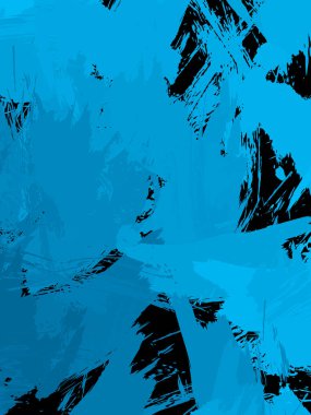 Duvar sanatı Eşsiz ve yaratıcı illüstrasyon. Fırça darbesi ile boyanmış. Renkli fırça darbelerinin soyut arkaplanı. Fırçalanmış canlı duvar kâğıdı. Boyalı sanatsal yaratım.