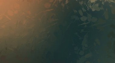 Vahşi fırça darbeleri. Taranmış Boyalı Soyut Arkaplan. Fırça darbesi ile boyanmış. Boya darbeleri. 2B Görüntü.