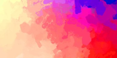 Yaratıcı soyut resim. Artistik fırça darbeleriyle donatılmış. Renkli ve canlı bir illüstrasyon. boyalı sanat.