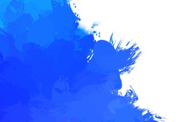 Duvar sanatı Eşsiz ve yaratıcı illüstrasyon. Fırça darbesi ile boyanmış. Renkli fırça darbelerinin soyut arkaplanı. Fırçalanmış canlı duvar kâğıdı. Boyalı sanatsal yaratım.