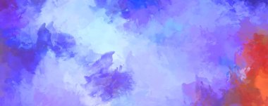 Sanatsal soyut arkaplan. Doku boyalı duvar kağıdı. Boya darbeleriyle yaratıcı bir illüstrasyon. Fırça desenli resim.