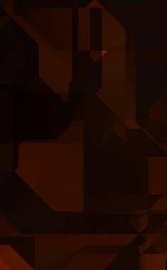 Renkli ve canlı geometrik şekiller katmanları var. Bir teknoloji planının dijital illüstrasyonu. Gelecekçi tasarım şablonu.