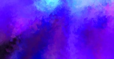 Renkli fırça darbelerinin 2D çizimi. Dekoratif desenli resim. canlı boya desenli arkaplan.