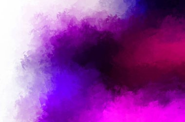 Yaratıcı soyut resim. Artistik fırça darbeleriyle donatılmış. Renkli ve canlı bir illüstrasyon. boyalı sanat.