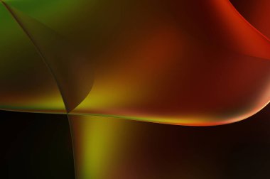 Soyut arkaplan. Değişken renk değişim dalgaları, dinamik hareketlerle. Işık dalgalarının neon renkli soyut tasarımı. Duvar kağıdı, afiş, arkaplan, kart, kitap illüstrasyonu, web sitesi.