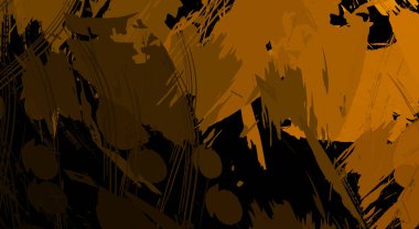 Sanatsal soyut arkaplan. Doku boyalı duvar kağıdı. Boya darbeleriyle yaratıcı bir illüstrasyon. Fırça desenli resim.