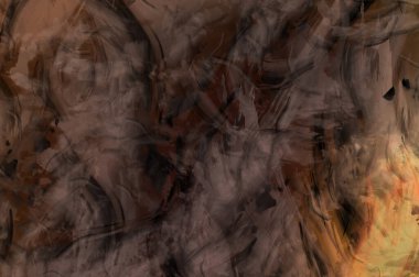 Modern sanat. Taranmış Boyalı Soyut Arkaplan. Fırça darbesi ile boyanmış. Boya darbeleri. 2B Görüntü