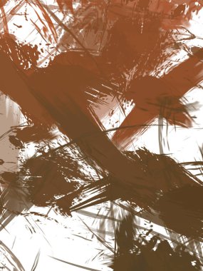 Renkli fırça darbelerinin soyut arkaplanı. fırçalanmış canlı duvar kağıdı. resmedilmiş sanat eseri. Eşsiz ve yaratıcı illüstrasyon.