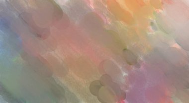 Pastel renklerde suluboya resim. Poster, duvar sanatı, afiş, kart, kitap kapağı ya da ambalaj için rahatlatıcı kompozisyonun yumuşak renkli çizimi. Modern fırça darbeleri resim.