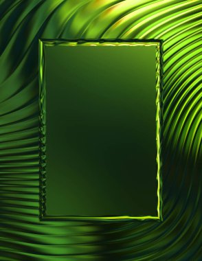 Soyut çerçeveli arkaplan. Renkli, canlı, dalgalı bir duvar kağıdı. Merkezi çerçeveli yaratıcı grafik 2d çizim. Dinamik şekilli modaya uygun sıvı örtüsü.