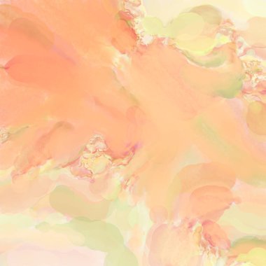 El yapımı sürreal soyut desenli suluboya. Modern sanatsal resim. 2D çizim. Arkaplan boyası karışımı. Yaratıcı duvar sanatı. Çağdaş sanat.