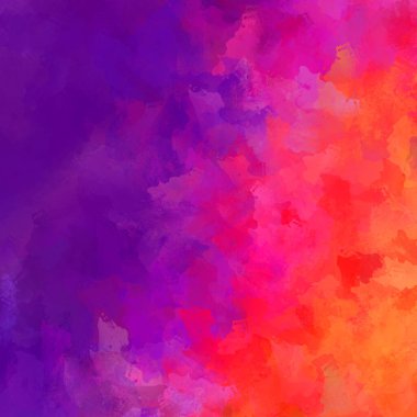 Yaratıcı soyut resim. Artistik fırça darbeleriyle donatılmış. Renkli ve canlı bir illüstrasyon. boyalı sanat.