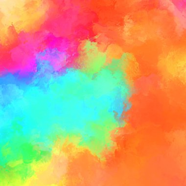 Boya darbeleri. 2D İllüstrasyon. Taranmış Boyalı Soyut Arkaplan. Fırça darbesi ile boyanmış. Modern sanat.