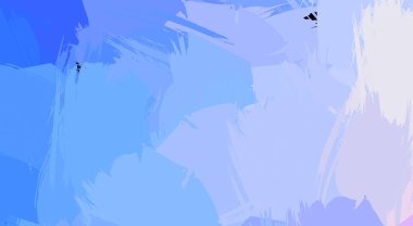 Canlı fırça darbeleriyle boyanmış. Renkli desenli resim. Fırçalanmış duvar kağıdını boya.