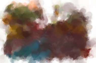 Çılgın suluboya şablonu. Yaratıcı soyutlama. Modern sanat eserleri. 2D çizim. Dijital doku duvar kağıdı. Sanatsal sulu arkaplan malzemesi. 