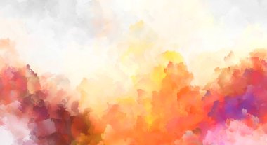 Sanatsal soyut arkaplan. Doku boyalı duvar kağıdı. Boya darbeleriyle yaratıcı bir illüstrasyon. Fırça desenli resim.