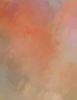 Renkli fırça darbelerinin 2D çizimi. Dekoratif desenli resim. canlı boya desenli arkaplan.