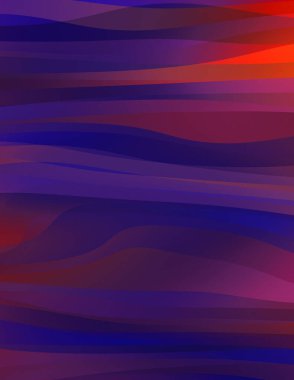 Soyut arkaplan. Renkli dalgalı tasarım duvar kağıdı. yaratıcı grafik 2D çizim. Dinamik şekilli modaya uygun sıvı örtüsü.