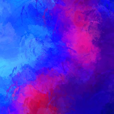 Boya darbeleri. 2D İllüstrasyon. Taranmış Boyalı Soyut Arkaplan. Fırça darbesi ile boyanmış. Modern sanat.